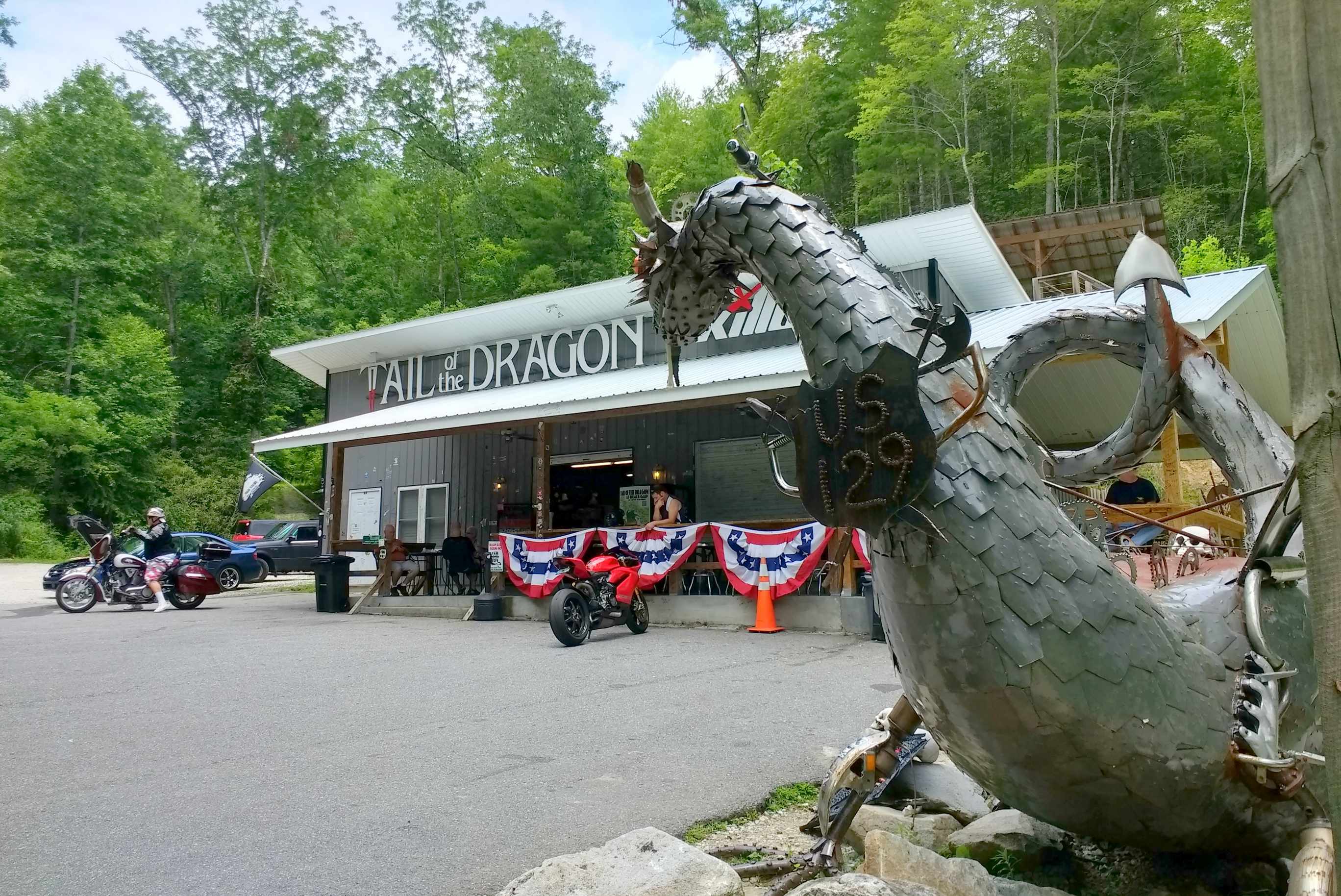 Killboy parking lot at Deals Gap